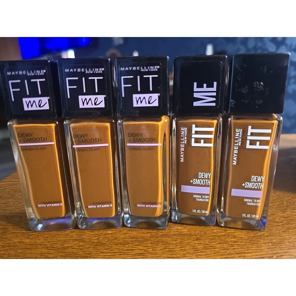 X5 Maybelline Fit Me Dewy + Smooth‎ Foundation, 360 Mocha